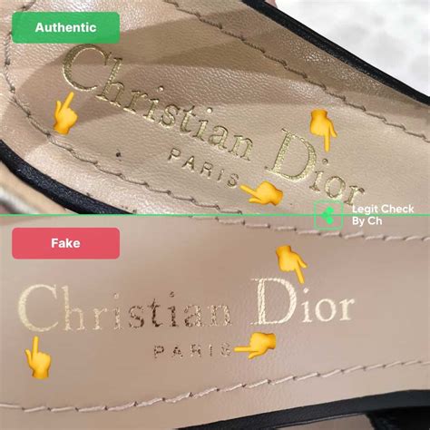 christian dior sandals real vs fake|dior shoes are real.